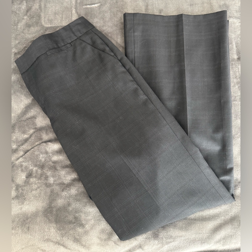 Banana republic Classic Black Plaid Trousers